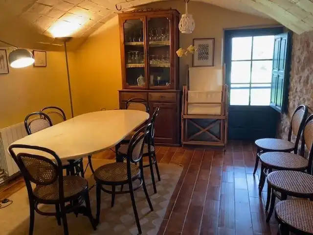 Dining room of Country homes for sale in Corçà  with Heating and Private garden