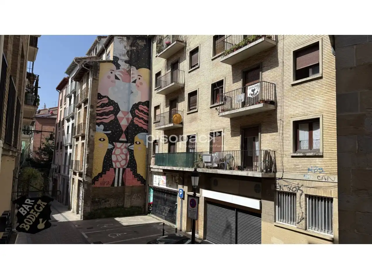 Exterior view of Flat for sale in  Pamplona / Iruña  with Heating, Parquet flooring and Storage room
