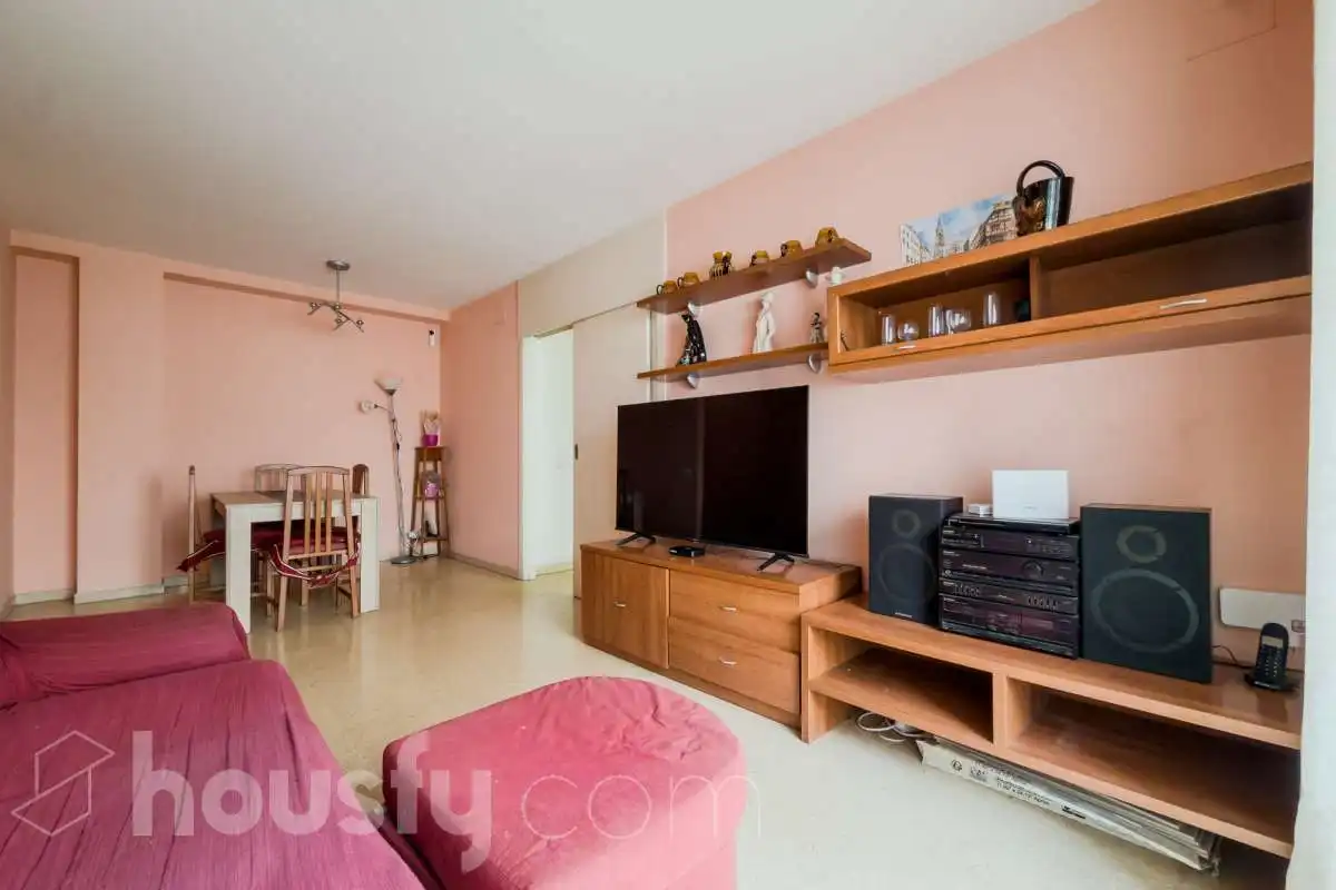Sala de estar de Piso en venta en Barcelona con Terraza