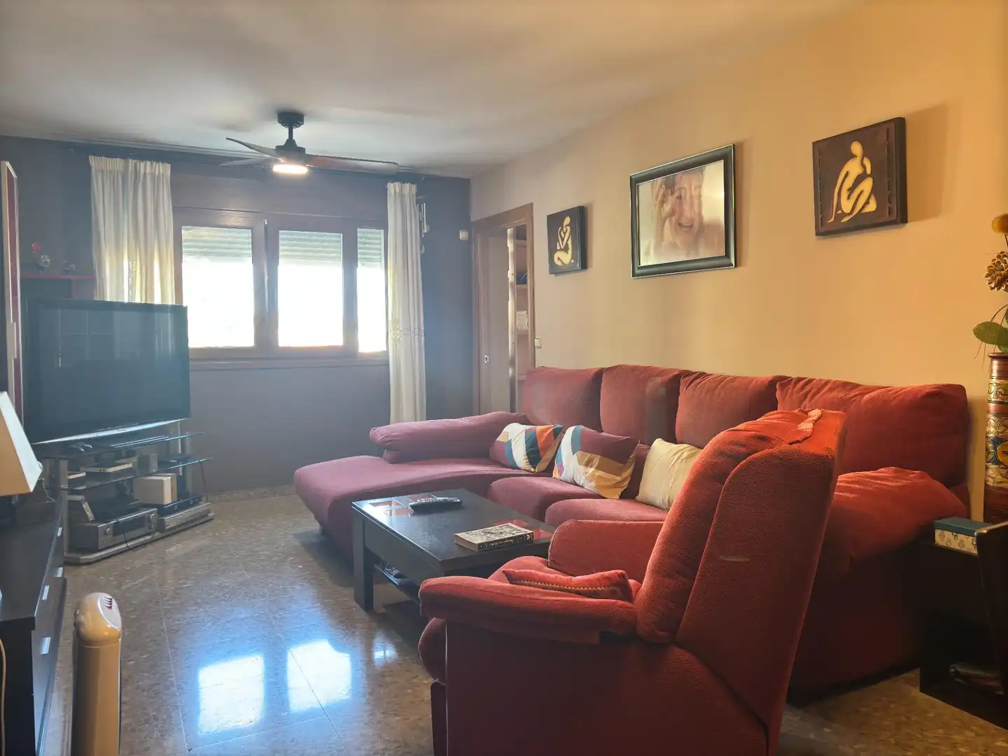 Sala d'estar de Pis en venda en Málaga amb Aire condicionat, Terrassa i Traster