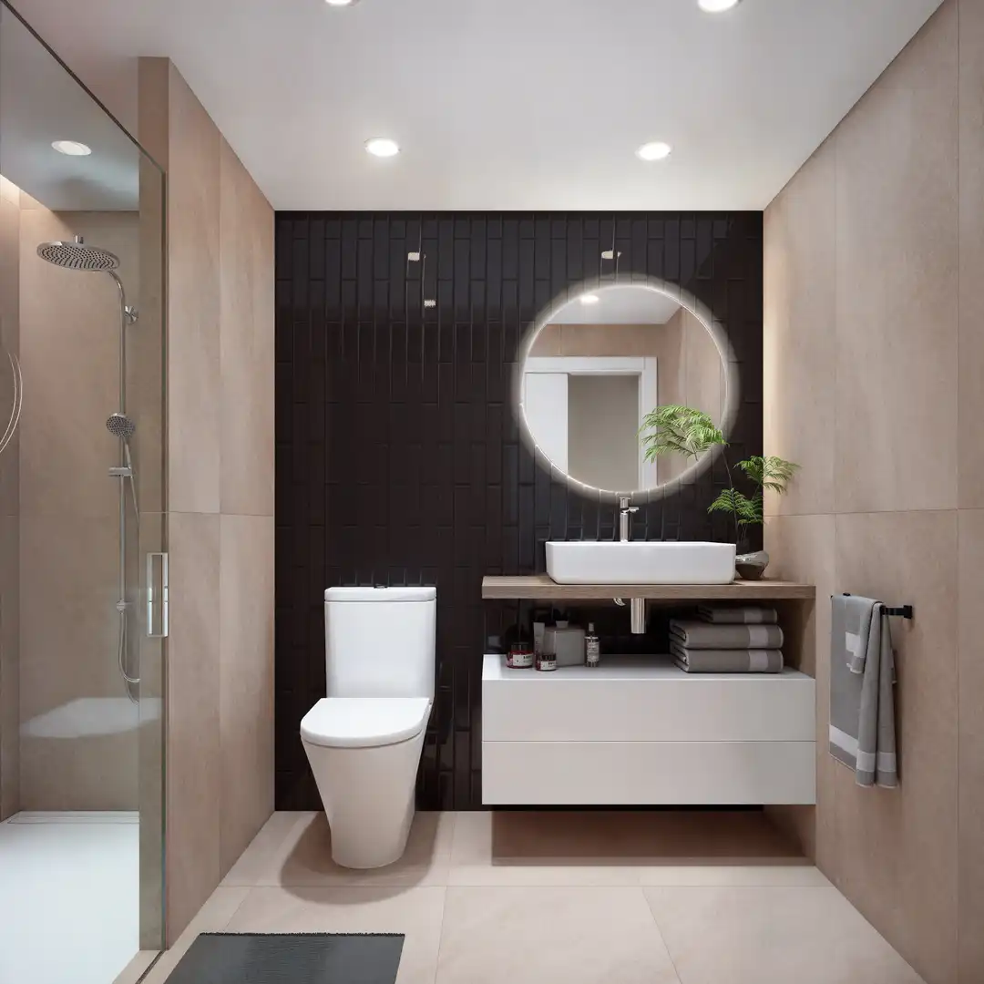 Bathroom of Houses for sale in Sant Cugat del Vallès  with Air Conditioner, Heating and Private garden