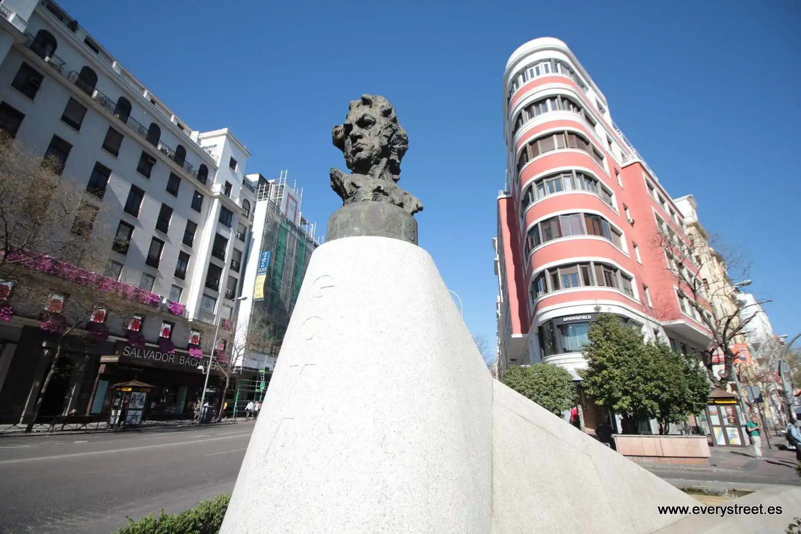 Vista exterior de Pis de lloguer en Madrid amb Aire condicionat, Calefacció i Moblat