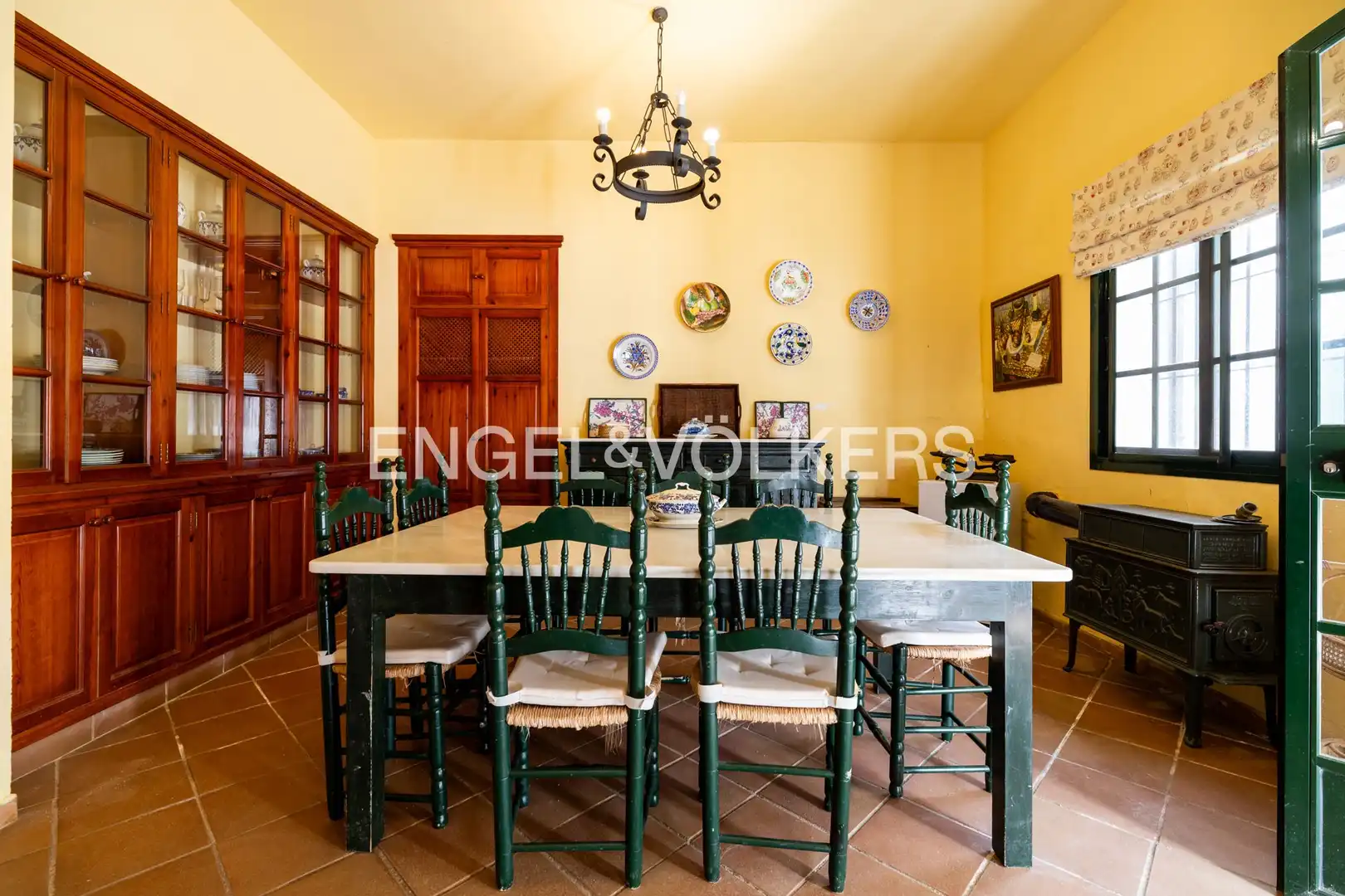 Dining room of Houses for sale in Sanlúcar de Barrameda  with Air Conditioner, Heating and Private garden