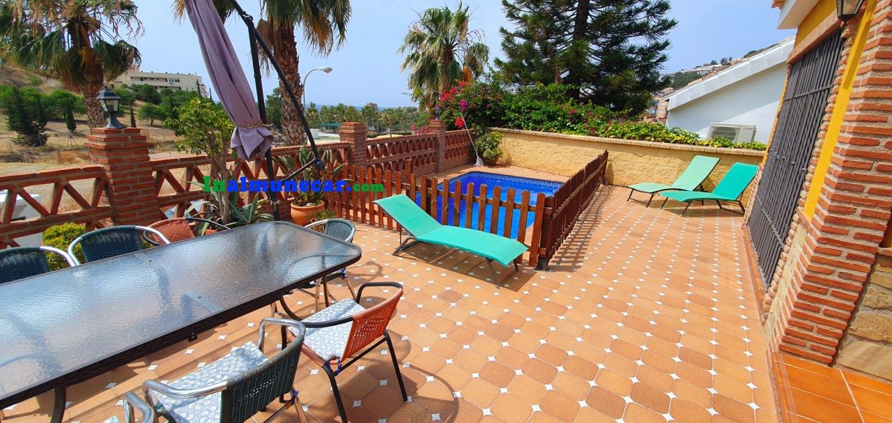 Terrassa de Casa o xalet de lloguer en Almuñécar amb Aire condicionat, Terrassa i Piscina