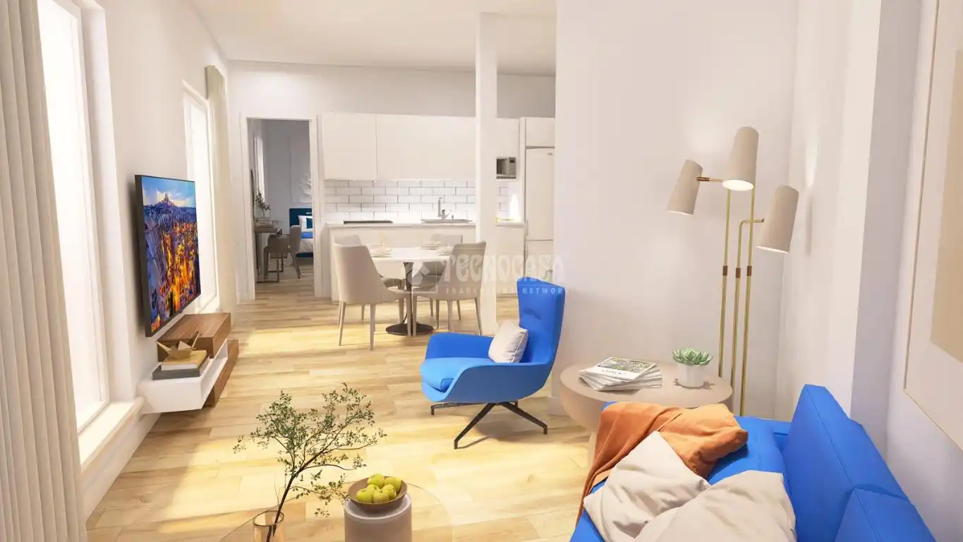 Sala de estar de Piso en venta en Madrid con Aire acondicionado y Terraza
