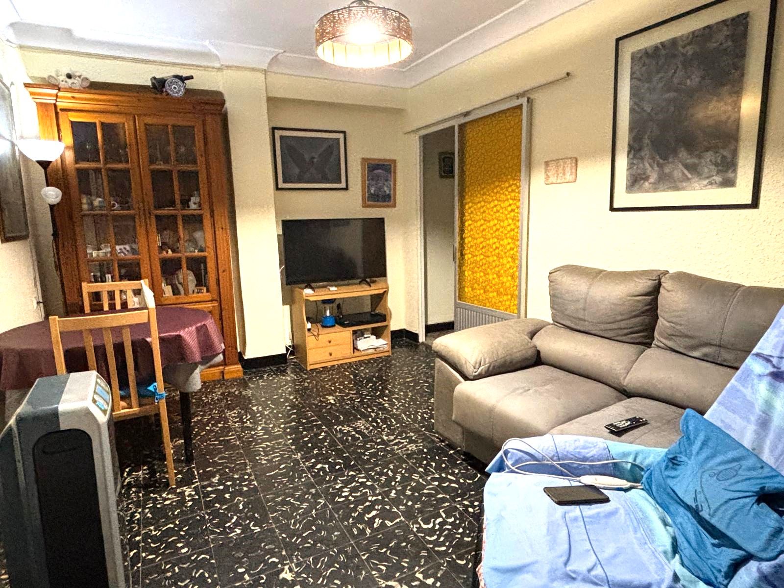 Living room of Flat for sale in  Valencia Capital  with Air Conditioner and Balcony