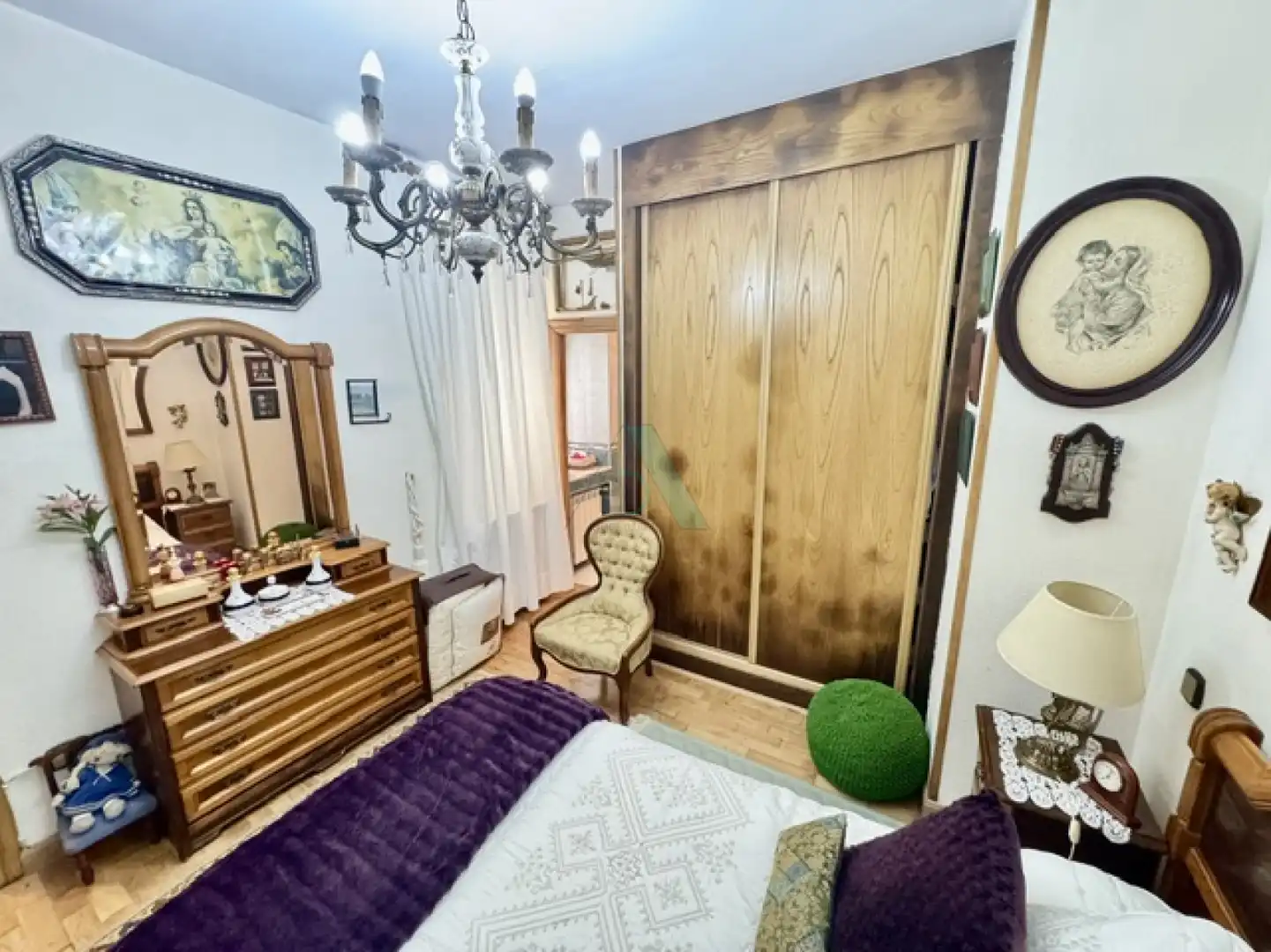 Bedroom of Flat for sale in Ribadesella  with Balcony