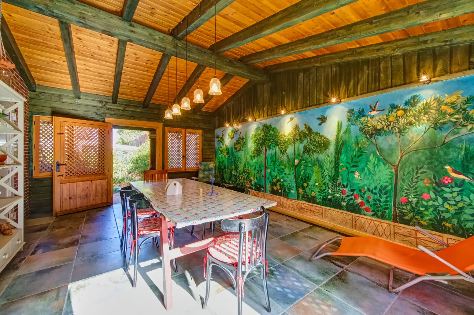 Dining room of Houses for sale in Cizur  with Heating, Private garden and Parquet flooring