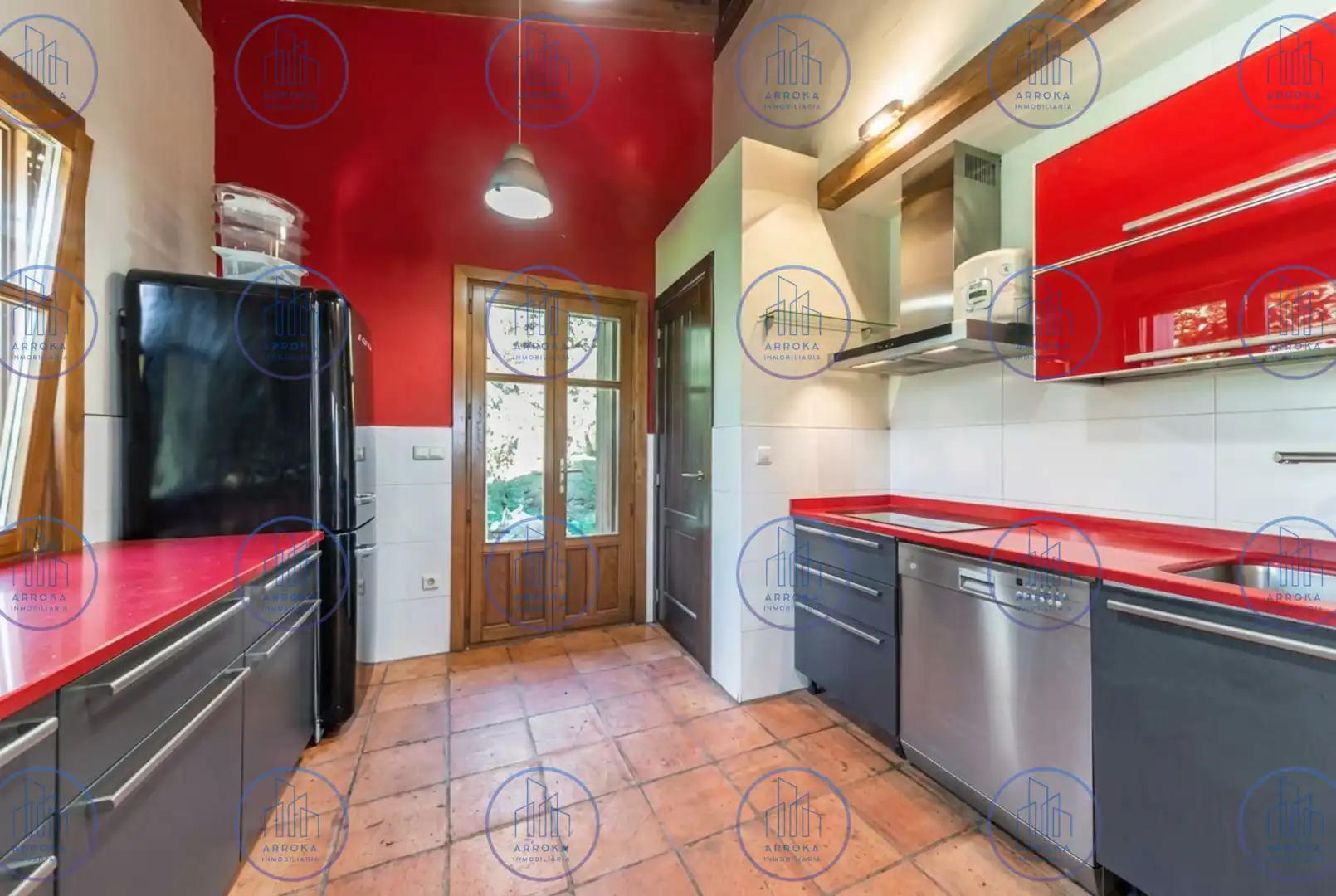 Küche von Country house zum Verkauf in Orio mit Heizung, Privatgarten und Terrasse