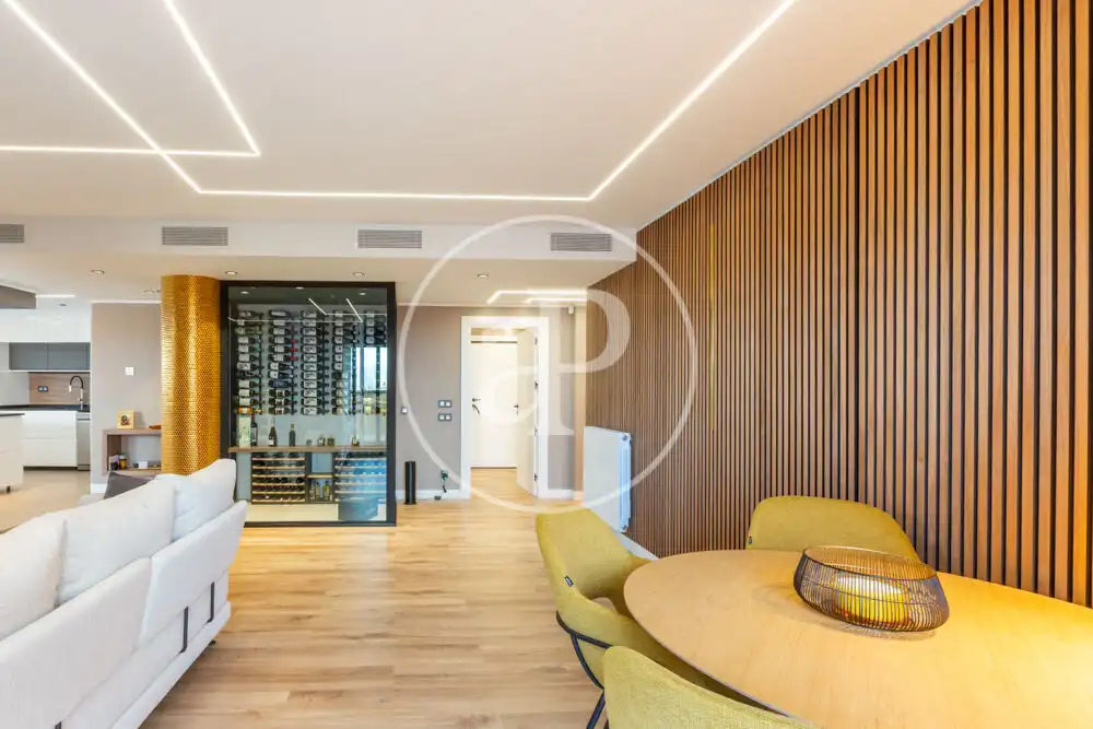 Wohnzimmer von Dachboden zum Verkauf in Sagunto / Sagunt mit Klimaanlage, Heizung und Terrasse