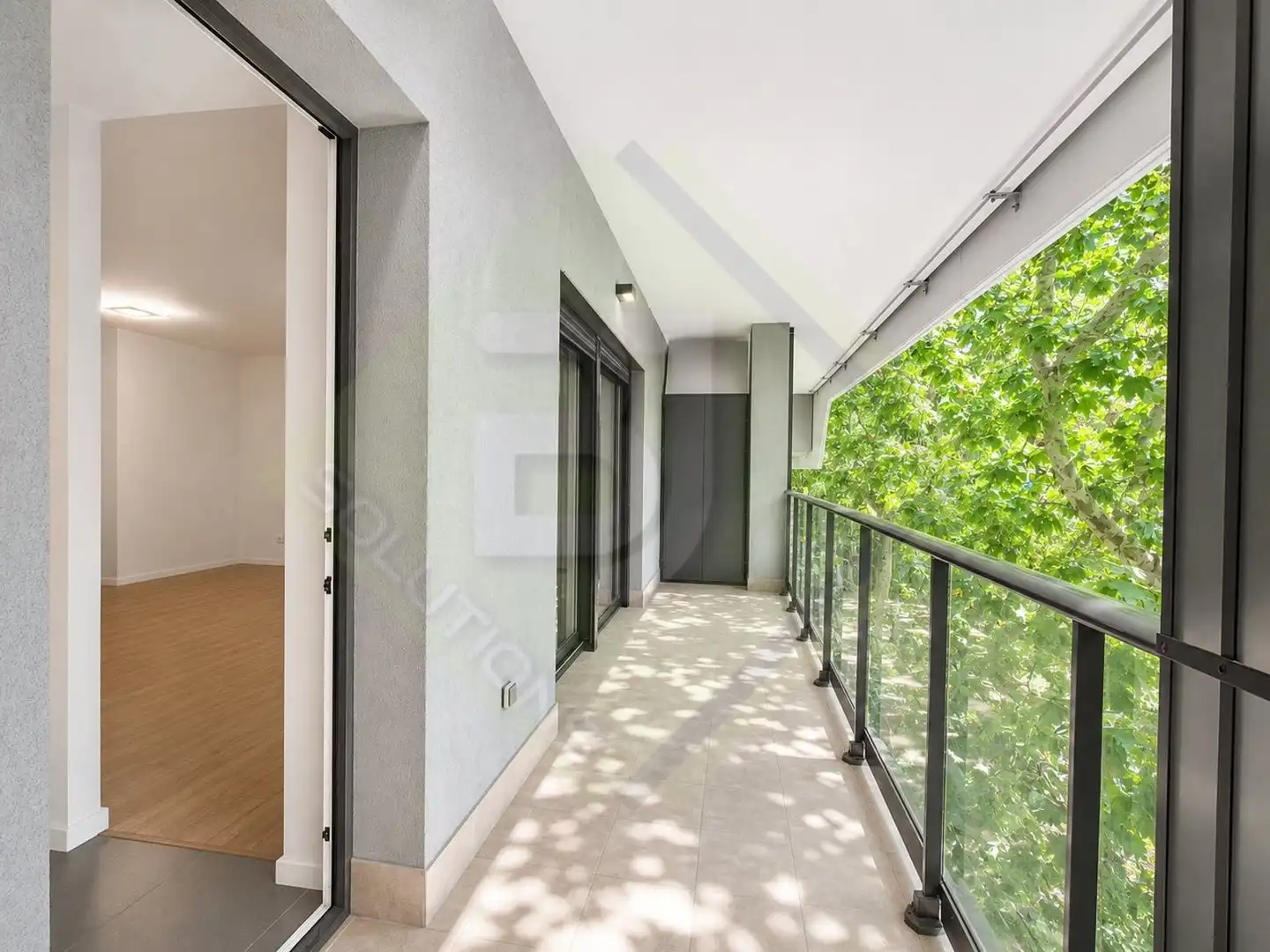 Terraza de Piso de alquiler en Mataró con Aire acondicionado, Calefacción y Parquet