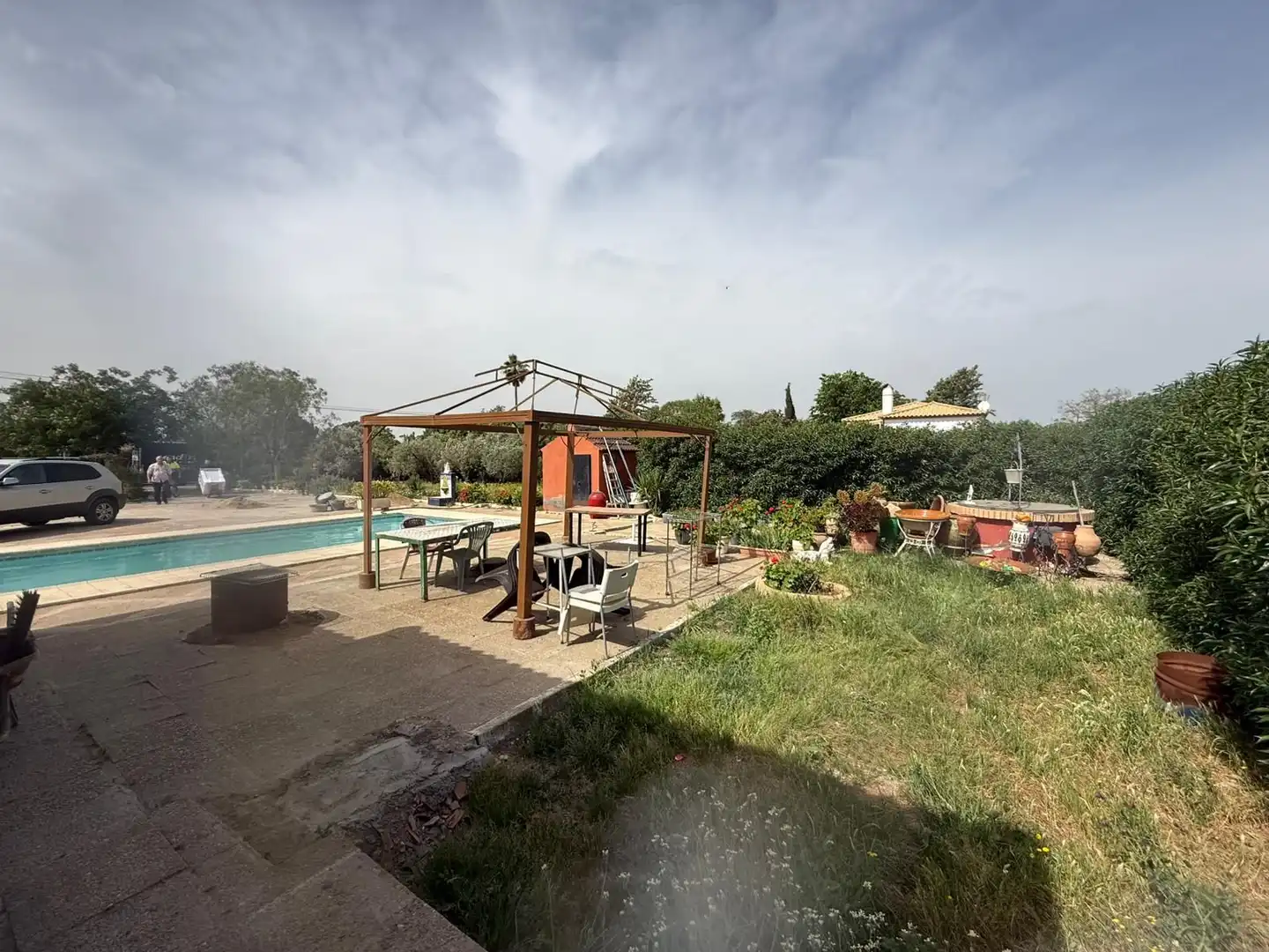 Piscina de Casa o chalet en venta en Carmona con Jardín privado, Terraza y Piscina
