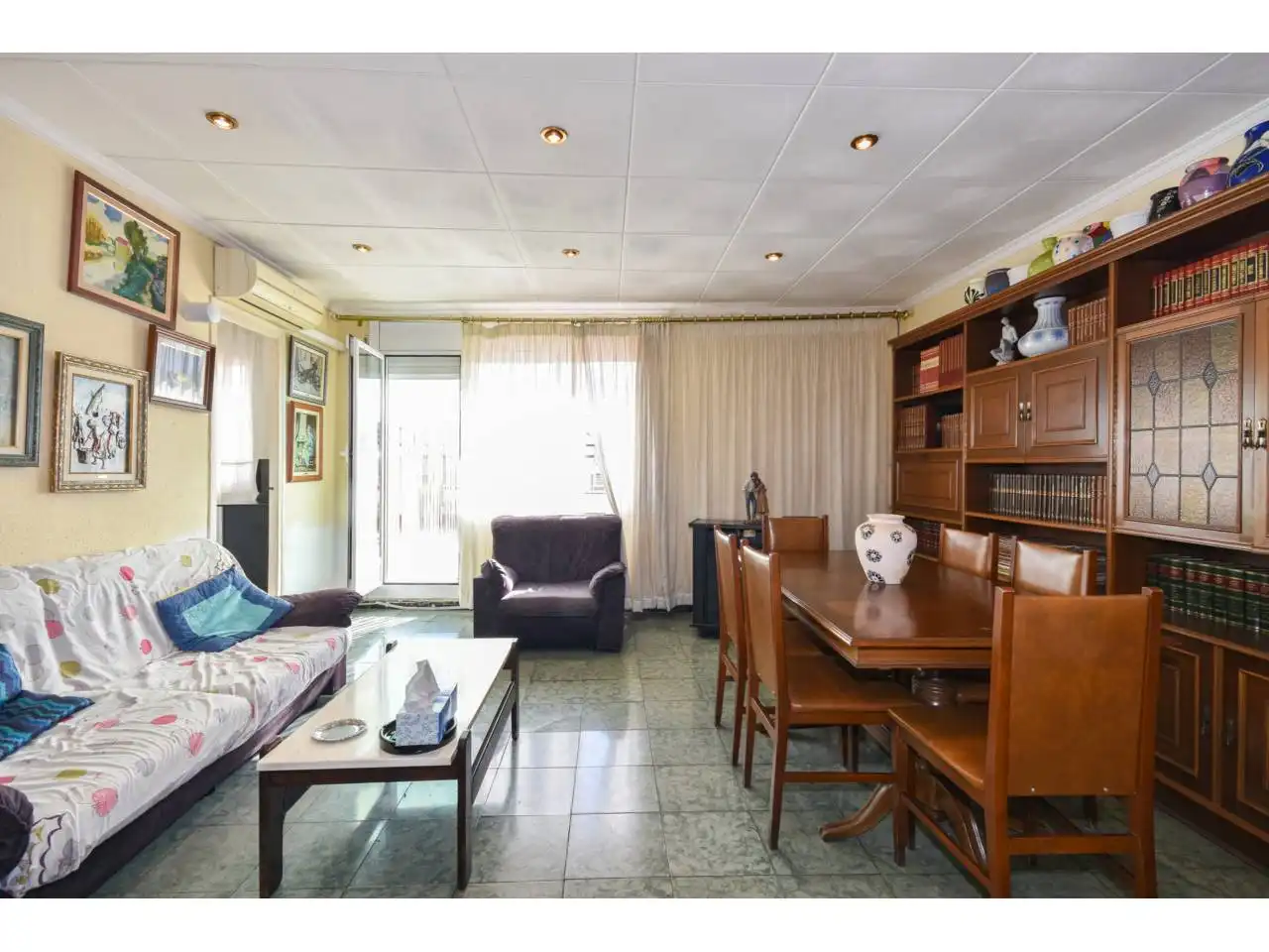Sala d'estar de Àtic en venda en Mollet del Vallès amb Aire condicionat i Terrassa