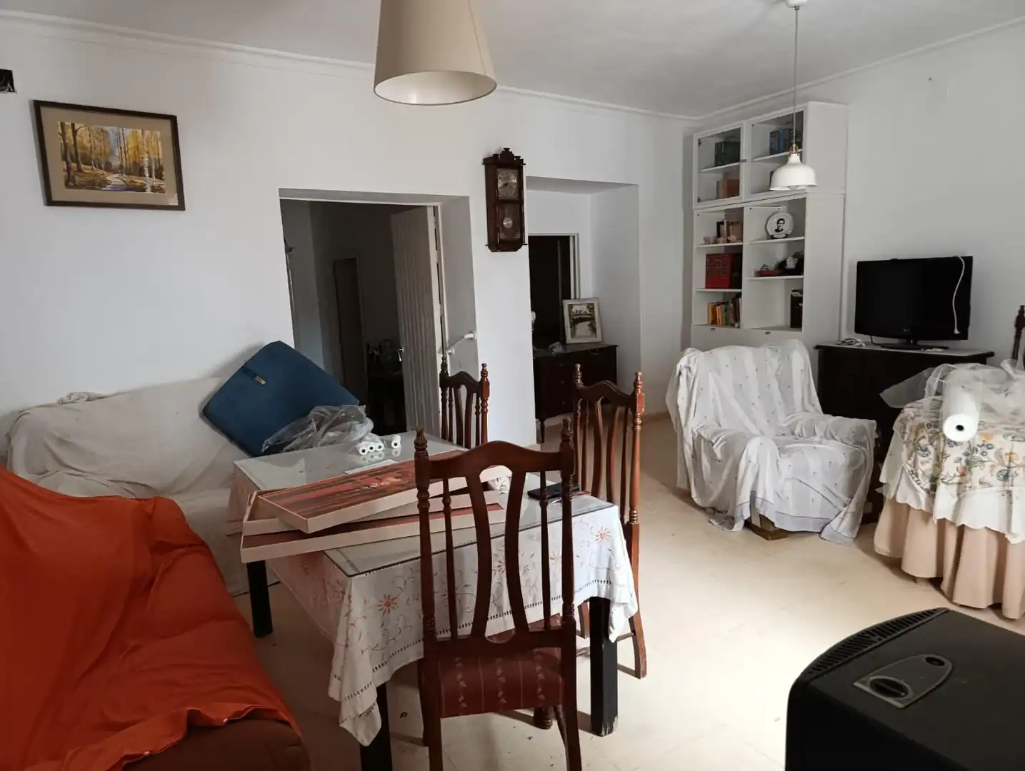 Sala de estar de Casa o chalet en venta en Manzanilla con Jardín privado