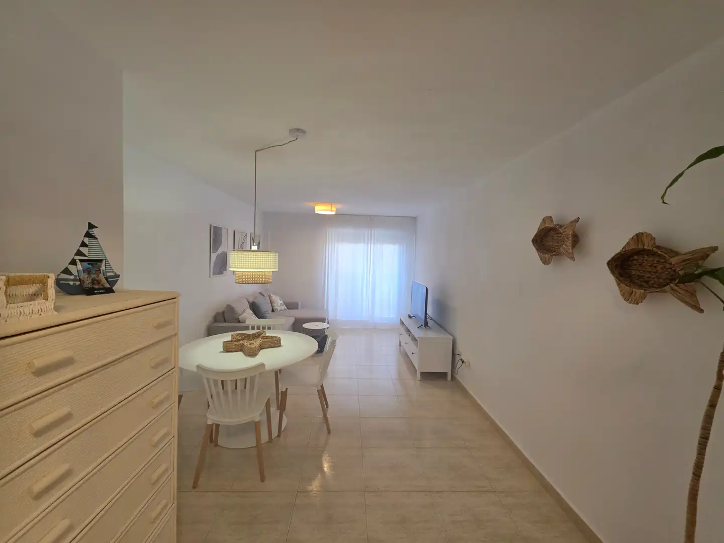 Living room of Flat for sale in La Manga del Mar Menor  with Furnished, Balcony and Community pool