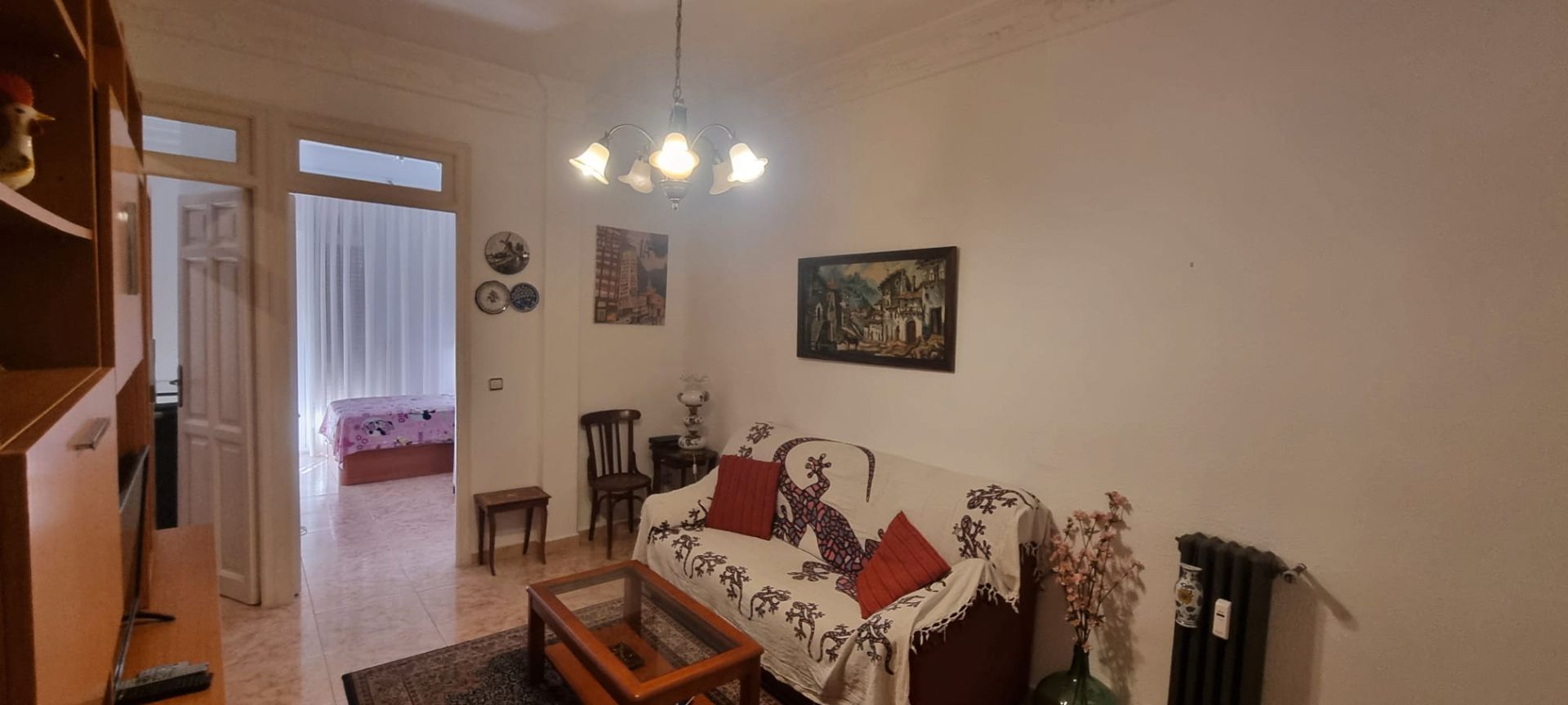 Living room of Flat to rent in  Madrid Capital  with Heating and Furnished