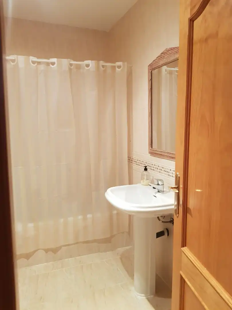 Bathroom of Flat for rent in Roquetas de Mar  with Air Conditioner, Heating and Furnished