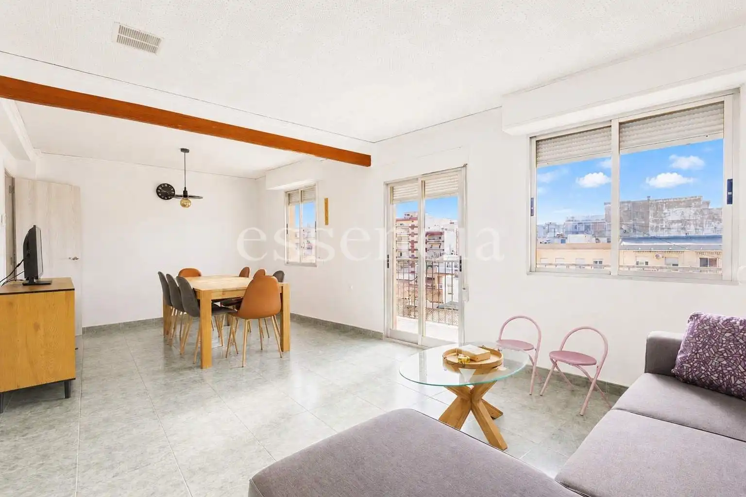 Sala de estar de Piso en venta en Gandia con Aire acondicionado, Terraza y Trastero