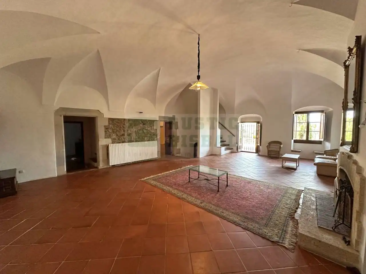 Sala de estar de Finca rústica en venta en Sant Joan de Mollet con Calefacción, Jardín privado y Terraza