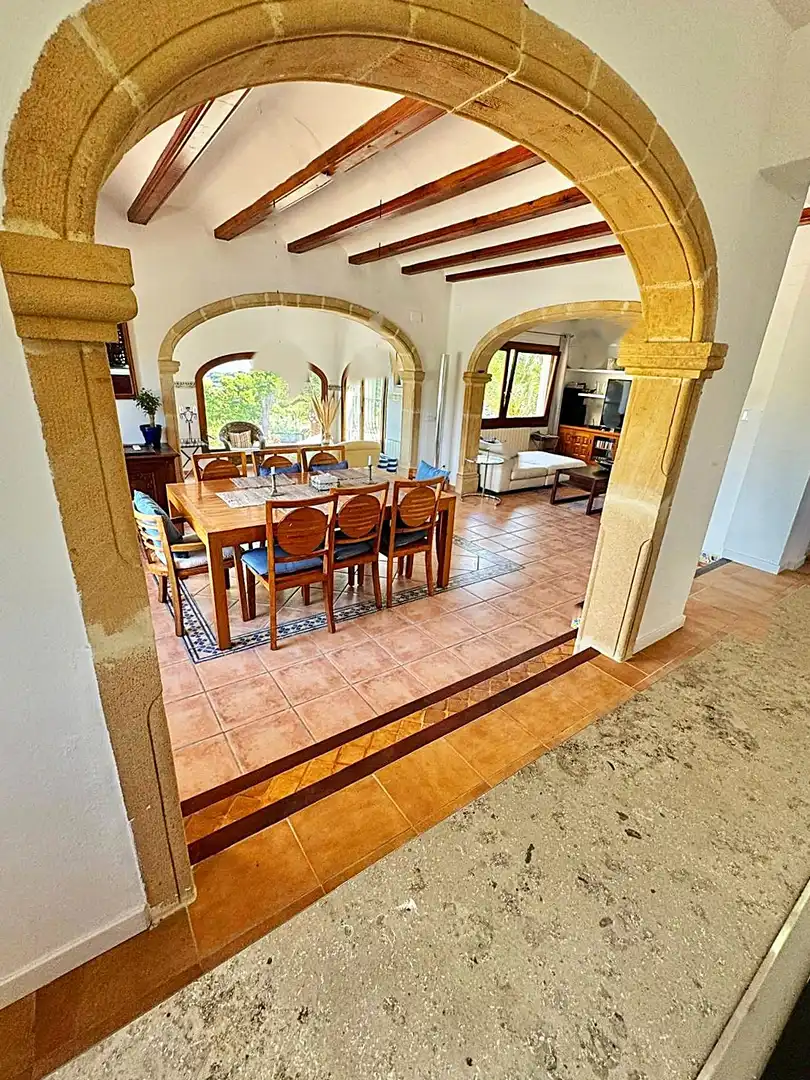 Dining room of Houses for sale in Jávea / Xàbia  with Air Conditioner and Private garden