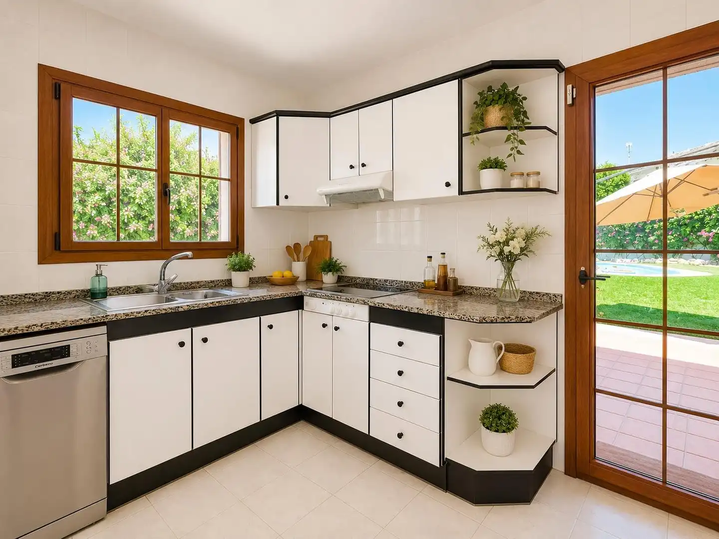 Cocina de Casa o chalet en venta en Sant Pere de Ribes con Aire acondicionado, Calefacción y Jardín privado