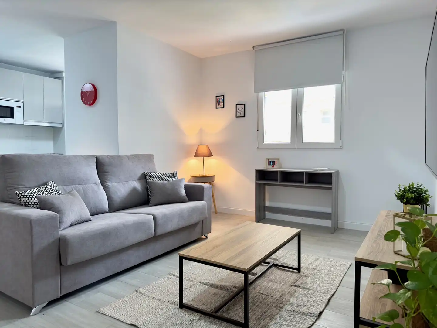 Sala de estar de Apartamento en venta en Málaga con Aire acondicionado, Parquet y Amueblado