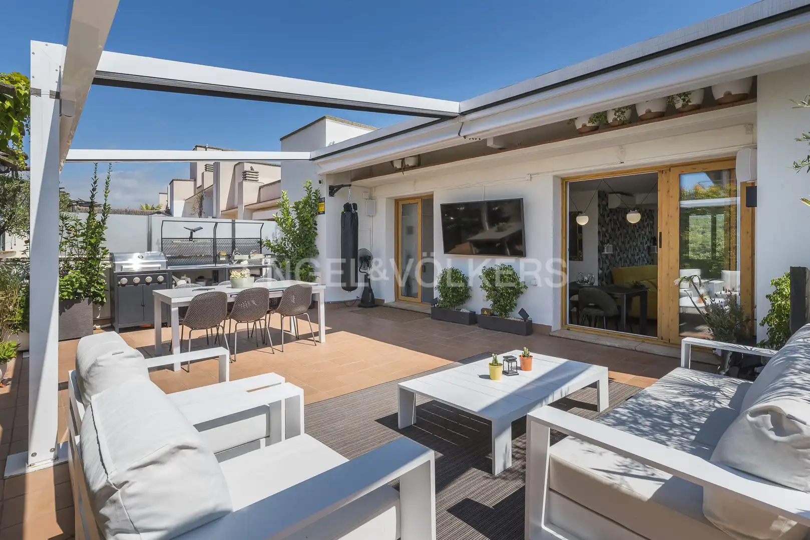 Terrassa de Àtic de lloguer en Sitges amb Aire condicionat, Calefacció i Parquet