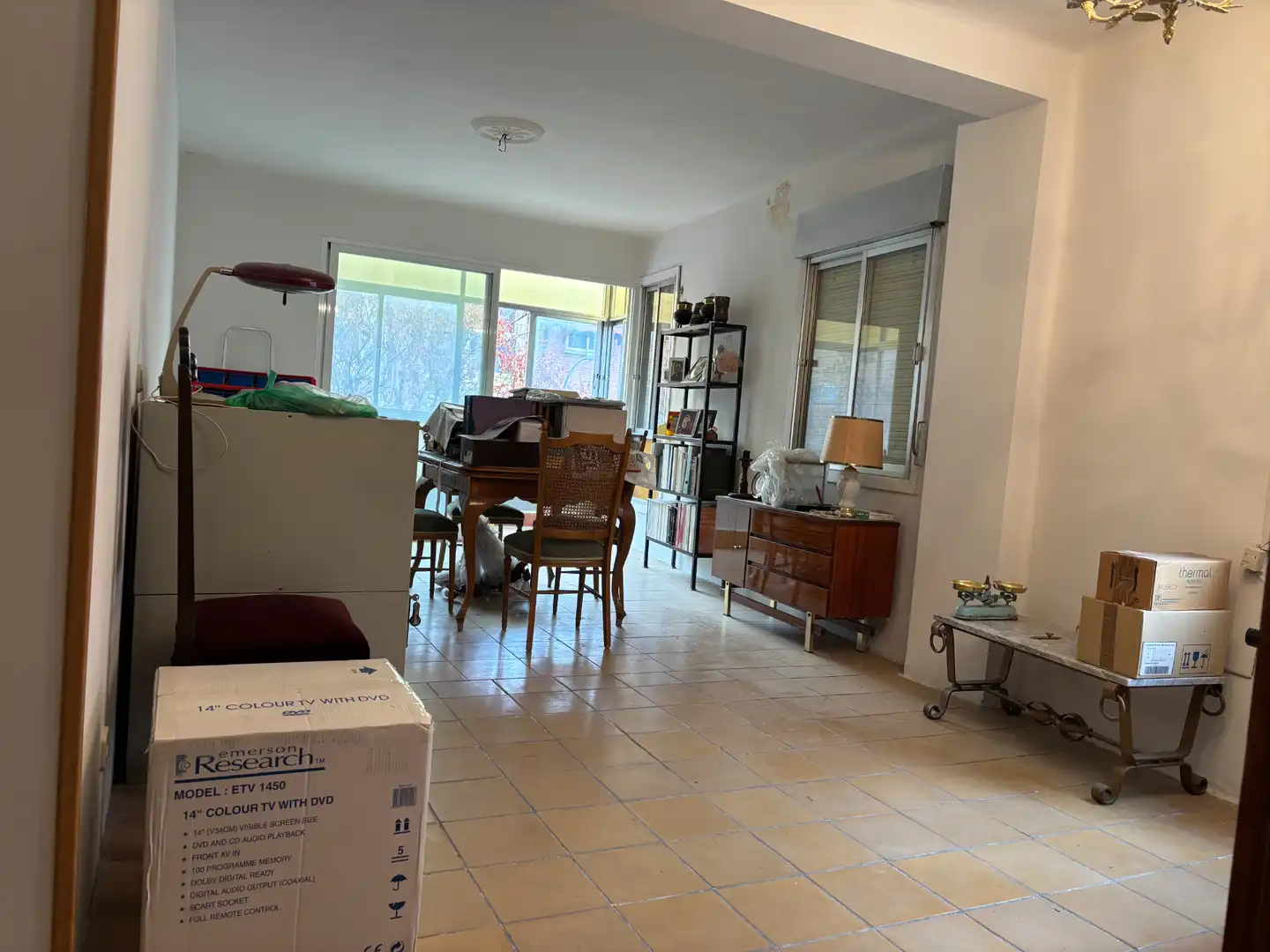 Sala de estar de Piso en venta en Madrid con Terraza, Amueblado y Horno
