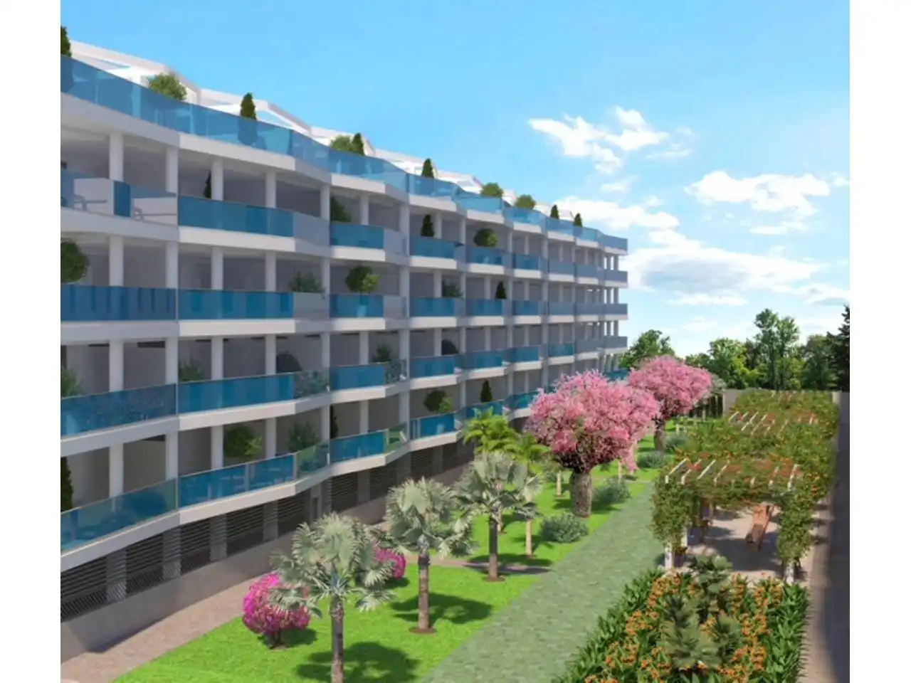 Exterior view of Flat for sale in Mijas  with Air Conditioner, Terrace and Storage room