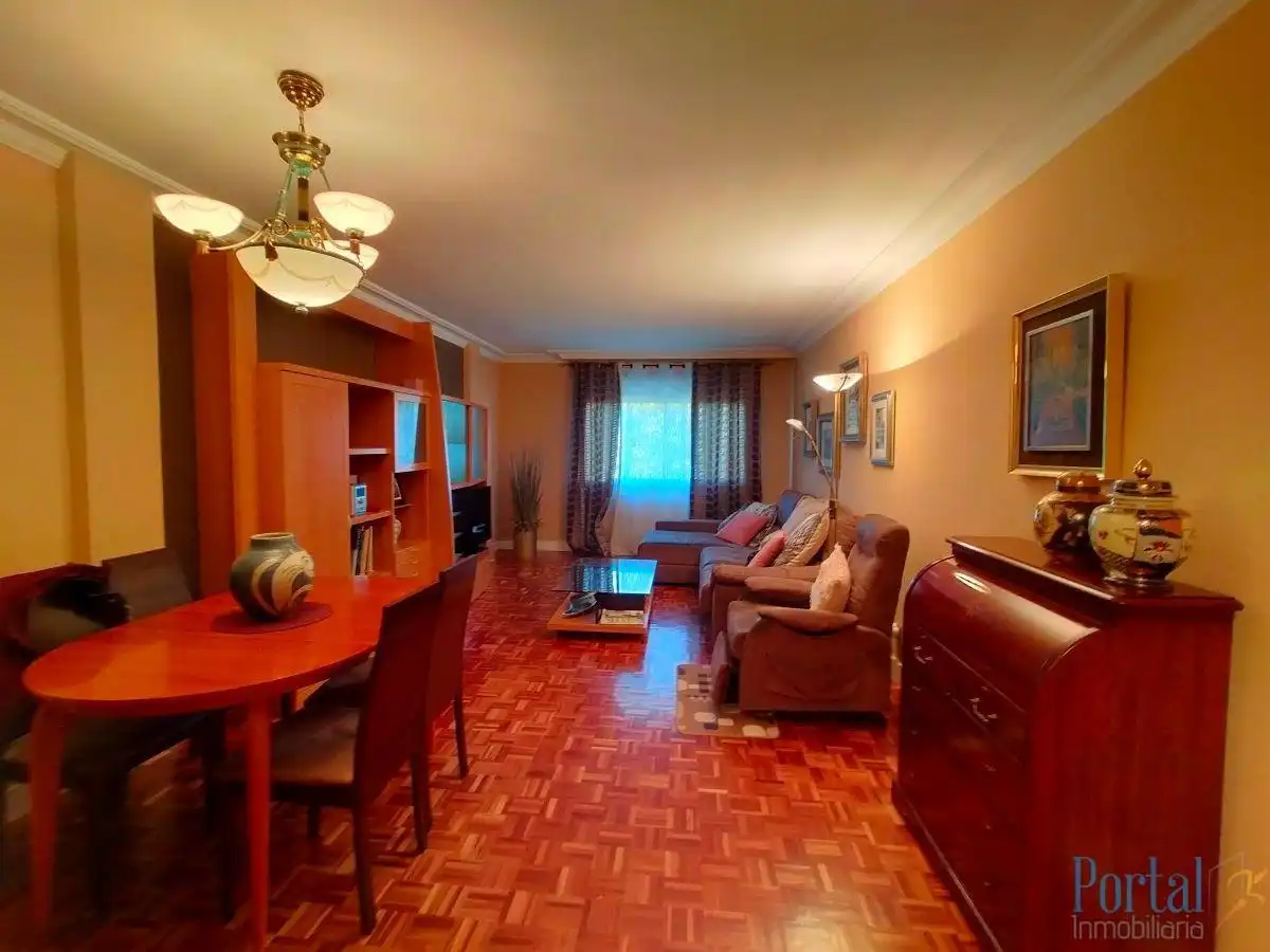 Wohnzimmer von Wohnung zur Miete in Burgos Capital mit Terrasse