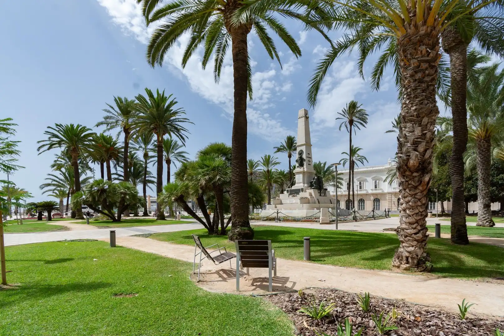 Vista exterior de Piso en venta en Cartagena con Aire acondicionado, Trastero y Amueblado