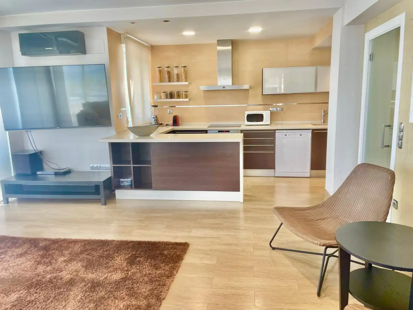 Cuina de Apartament en venda en Benicasim / Benicàssim amb Aire condicionat, Terrassa i Traster