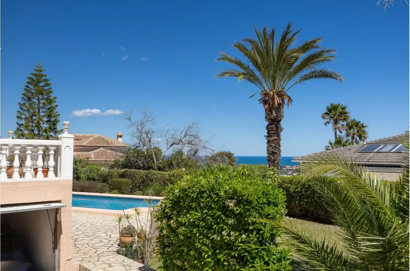 Jardín de Casa o chalet de alquiler en Dénia con Aire acondicionado, Calefacción y Jardín privado