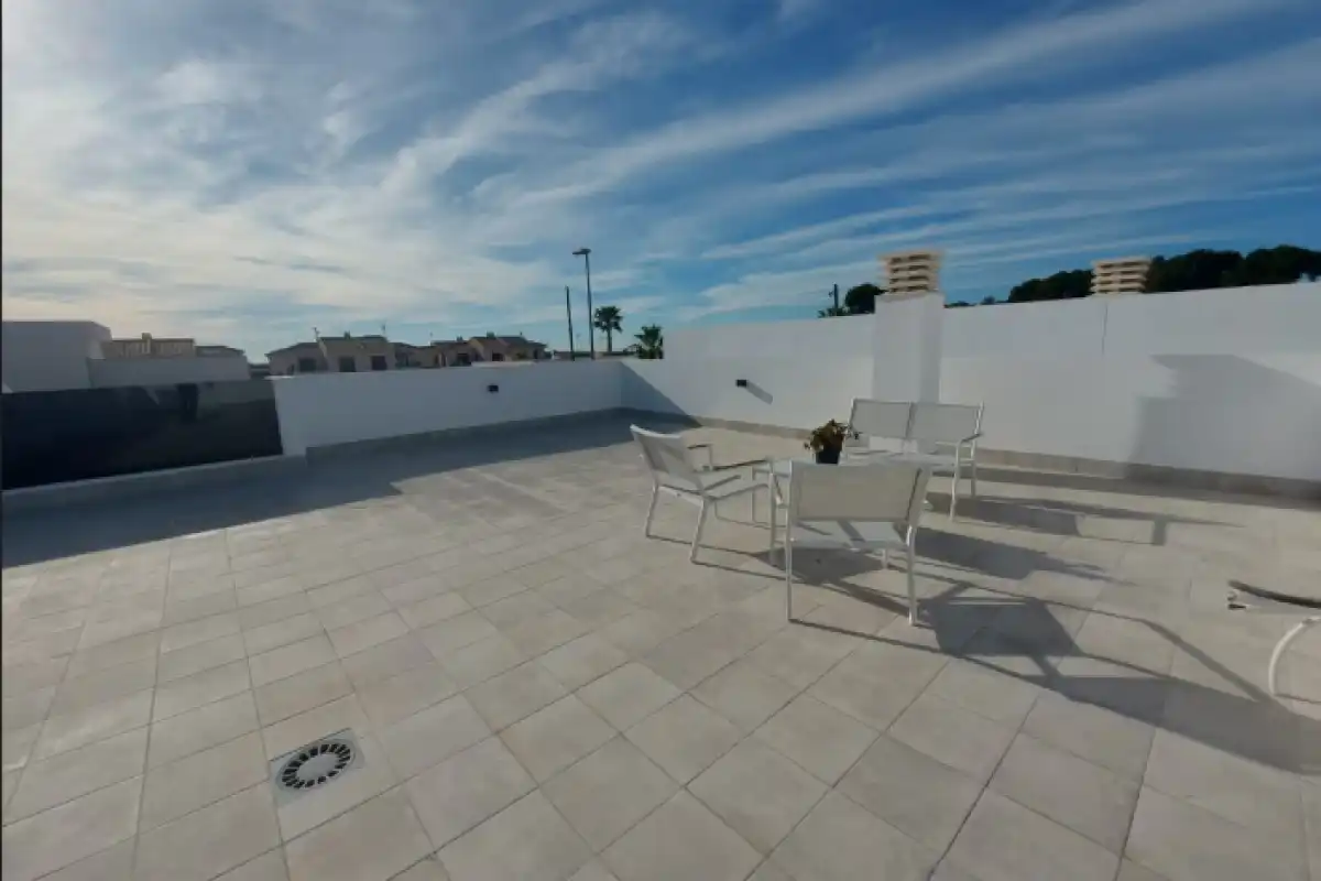 Terraza de Casa o chalet en venta en Torre-Pacheco con Jardín privado y Piscina