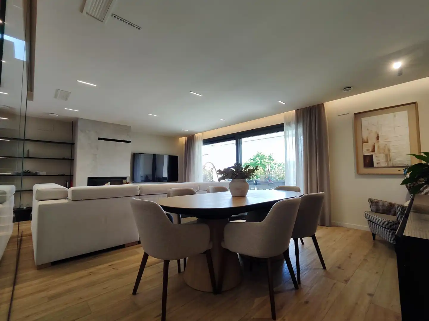 Sala de estar de Casa o chalet de alquiler en Oyón-Oion con Calefacción, Jardín privado y Terraza