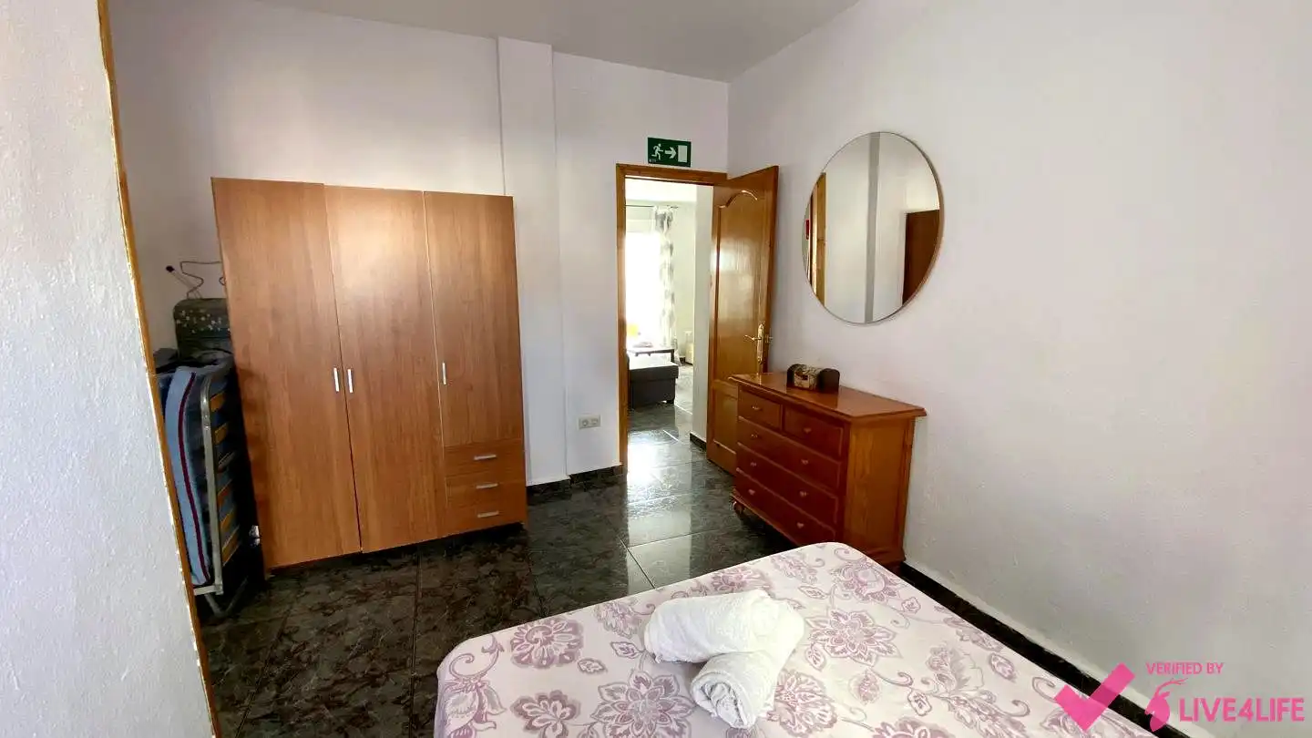Bedroom of Attic for rent in Valencia  with Air Conditioner, Terrace and Furnished