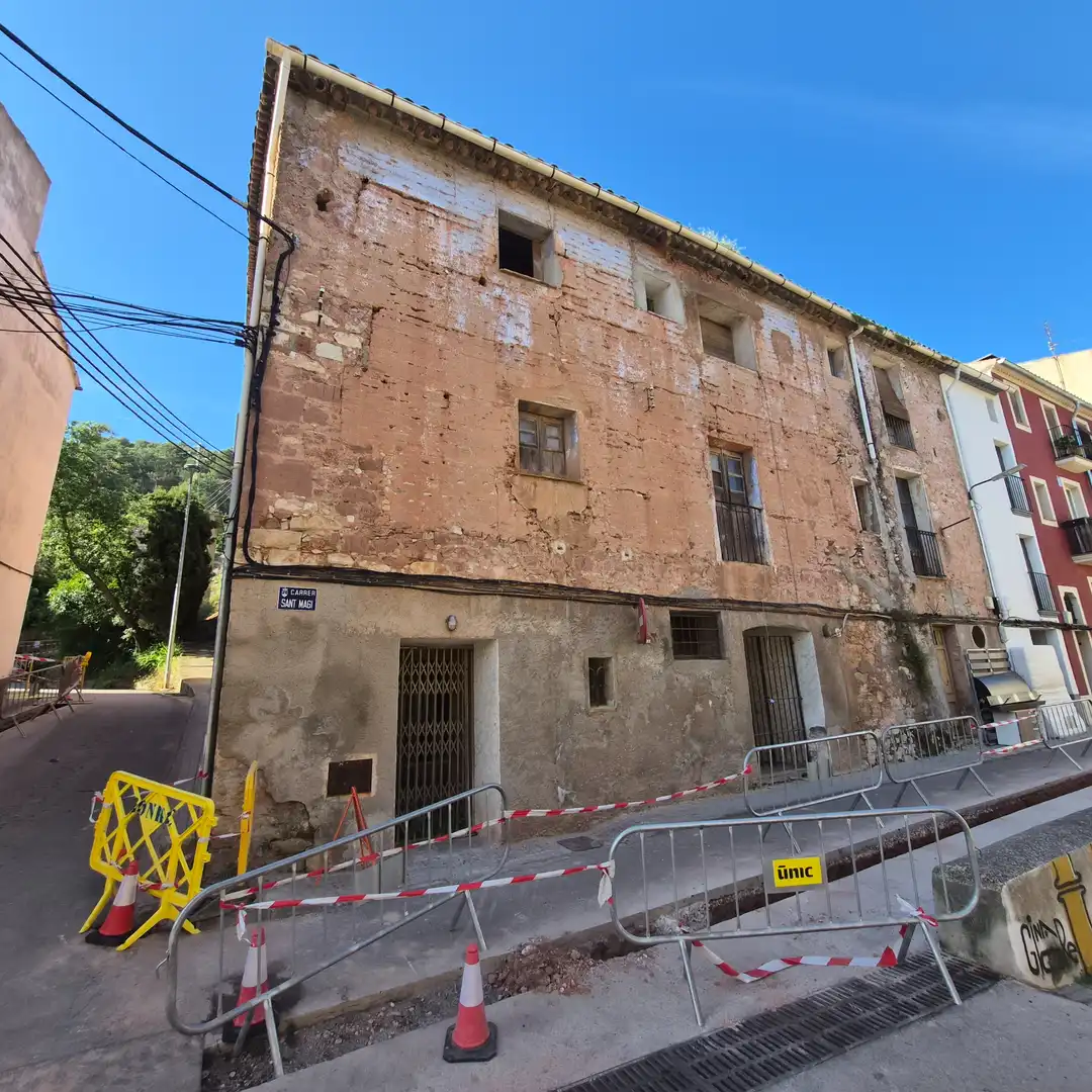 Vista exterior de Casa o xalet en venda en Carme amb Jardí privat, Parquet i Terrassa