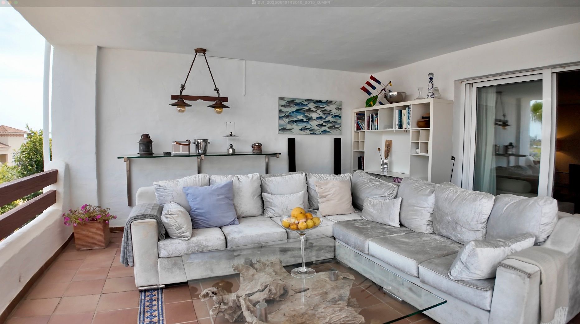 Living room of Apartment for sale in Estepona  with Heating, Private garden and Parquet flooring