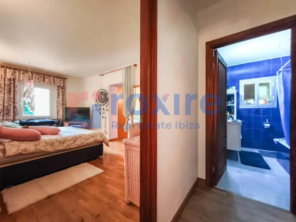 Bedroom of Houses for rent in Sant Antoni de Portmany  with Air Conditioner, Private garden and Terrace