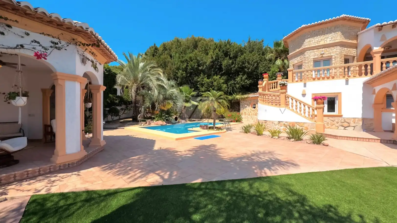 Jardín de Casa o chalet en venta en Moraira con Aire acondicionado, Calefacción y Jardín privado