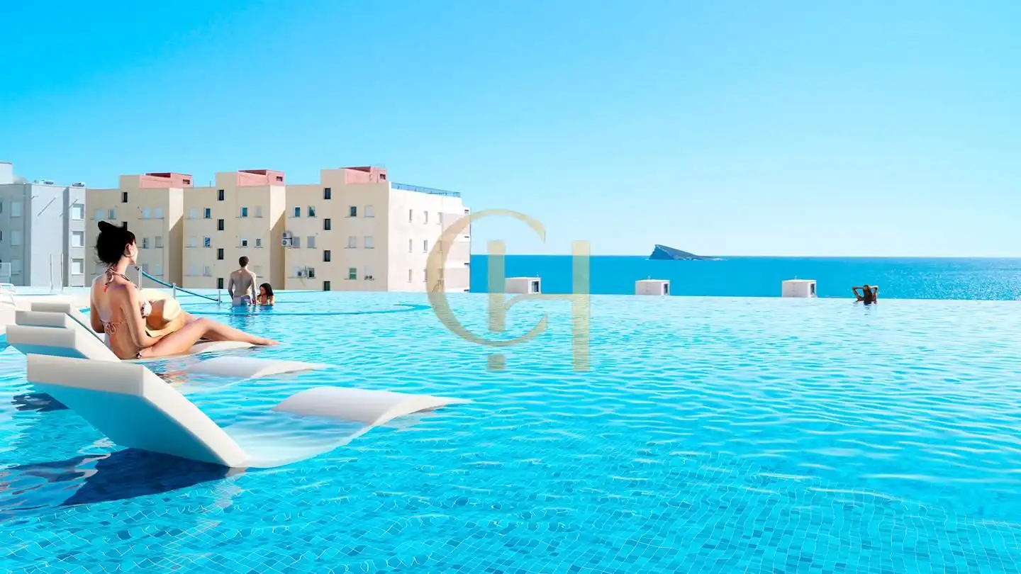 Piscina de Piso en venta en Benidorm