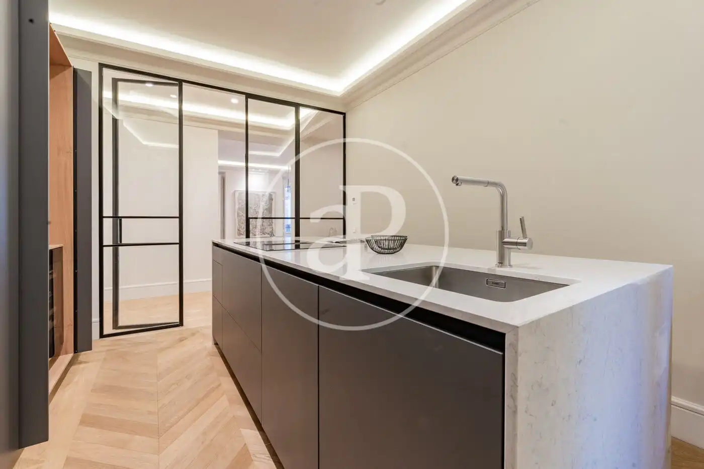 Küche von Wohnung zum Verkauf in Madrid mit Klimaanlage, Heizung und Balkon