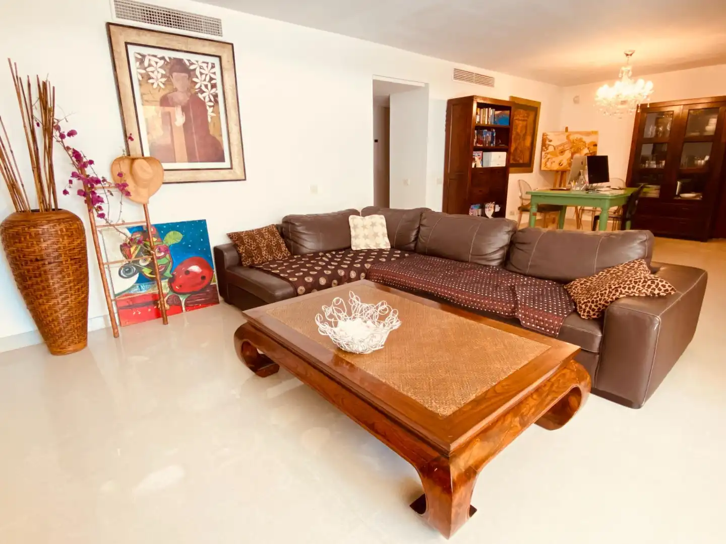 Sala d'estar de Planta baixa en venda en Calvià amb Aire condicionat, Calefacció i Jardí privat