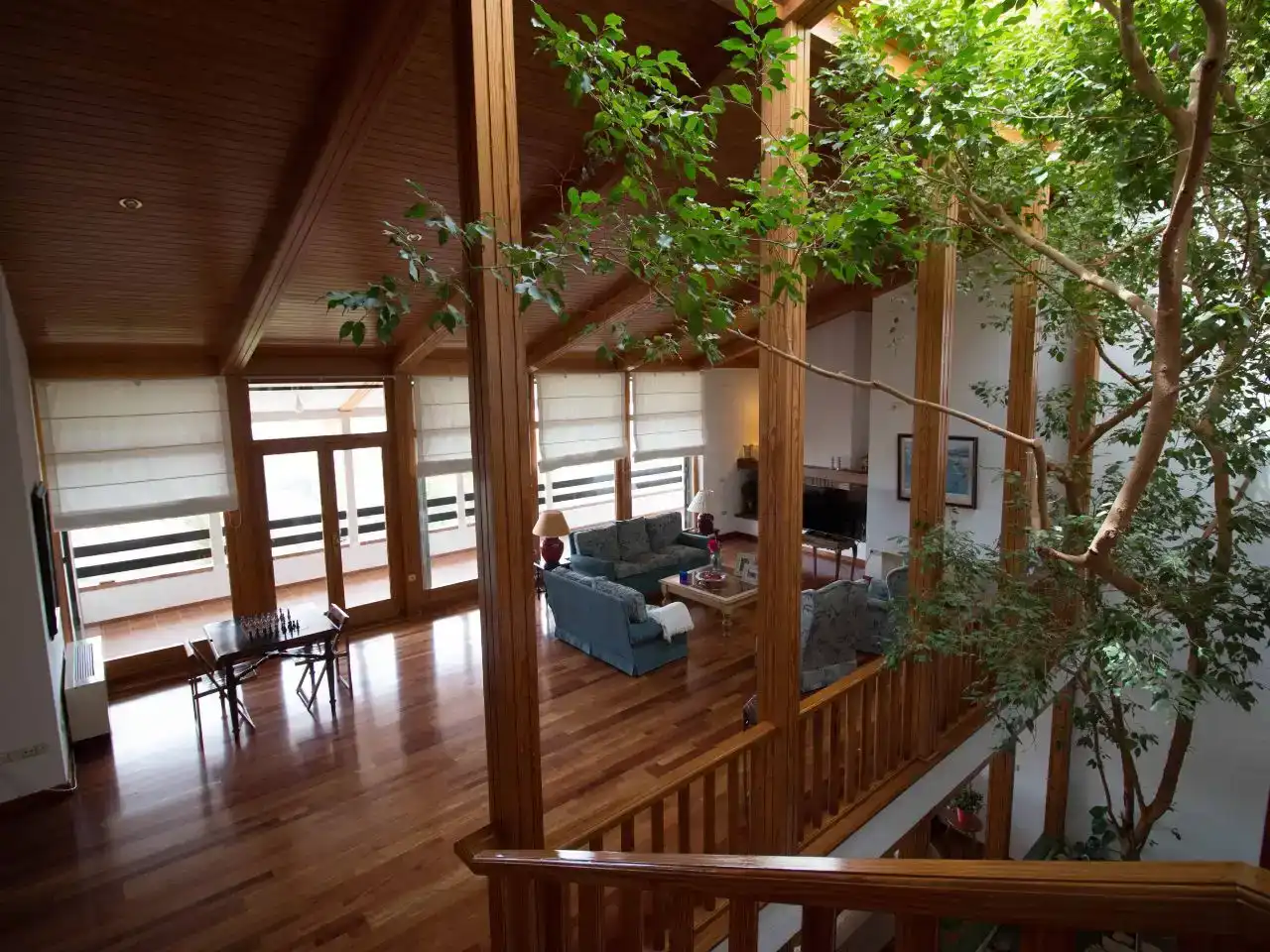 Sala de estar de Casa o chalet en venta en Víznar con Piscina y Balcón