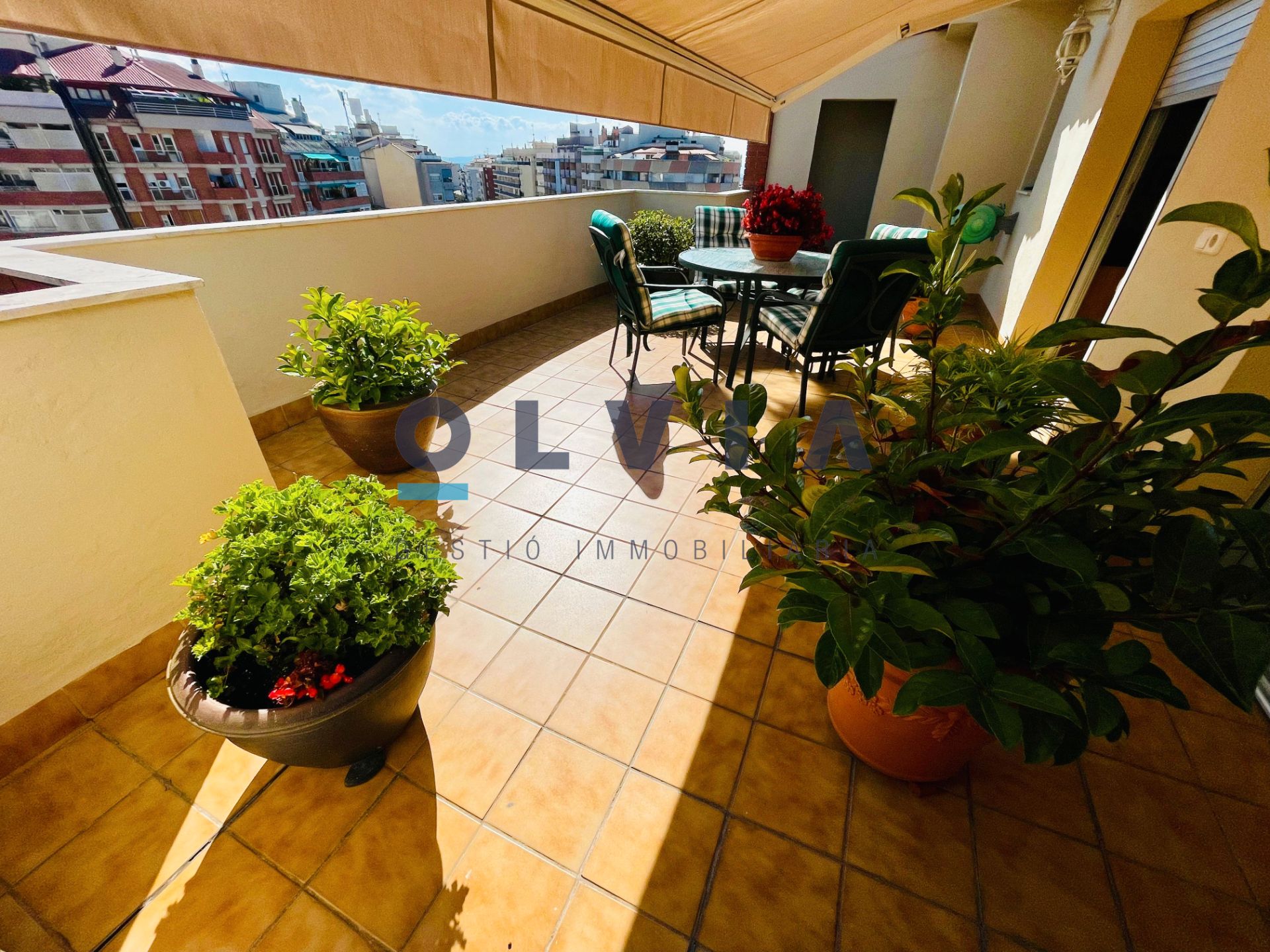 Terrace of Duplex for sale in Terrassa  with Air Conditioner, Heating and Parquet flooring