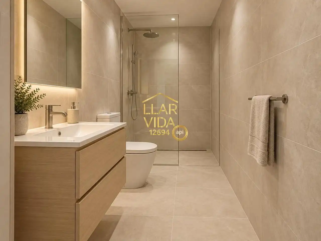 Badezimmer von Maisonette zum Verkauf in Benavent de Segrià, Lleida