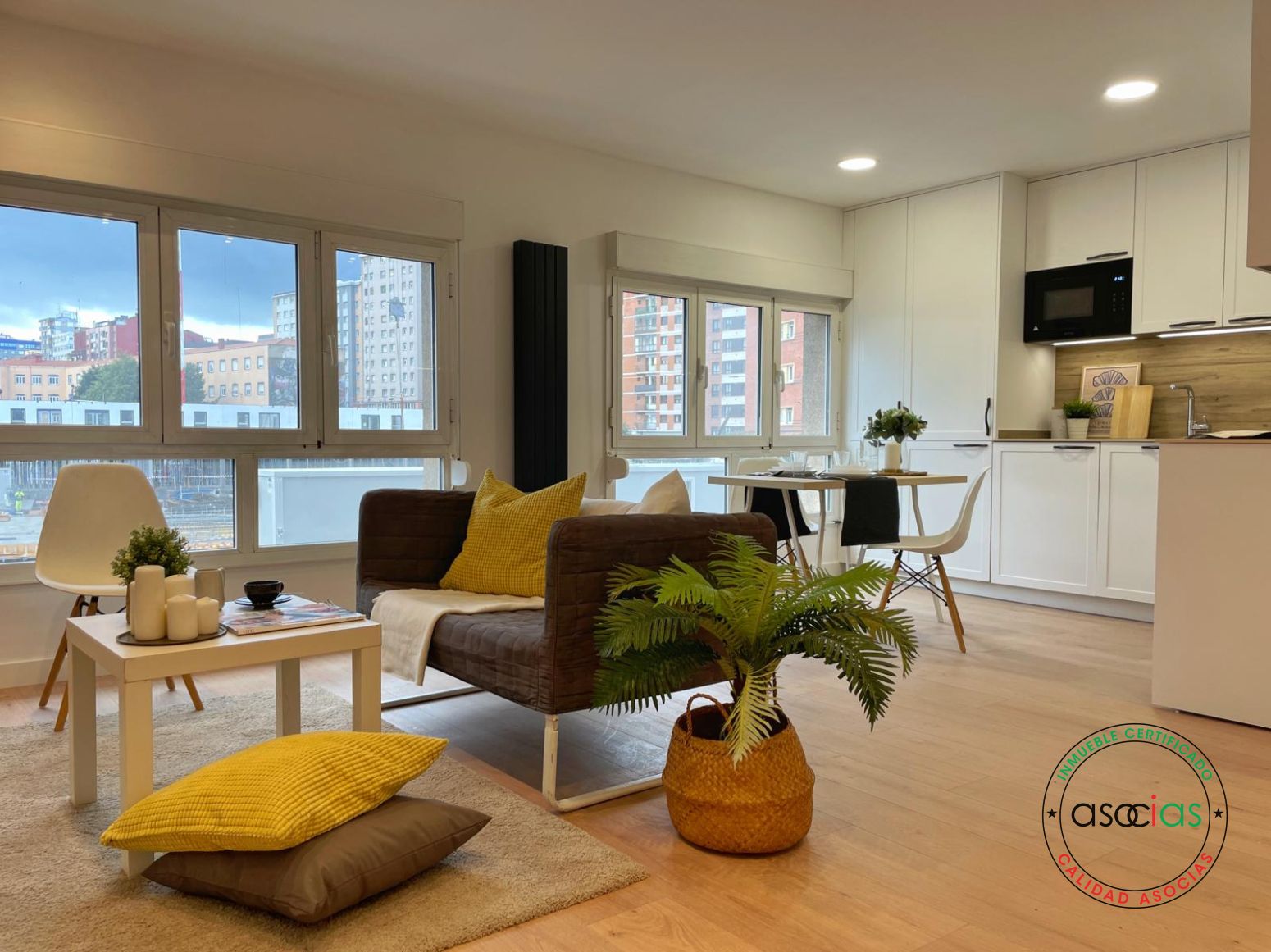 Living room of Flat for sale in Gijón   with Heating