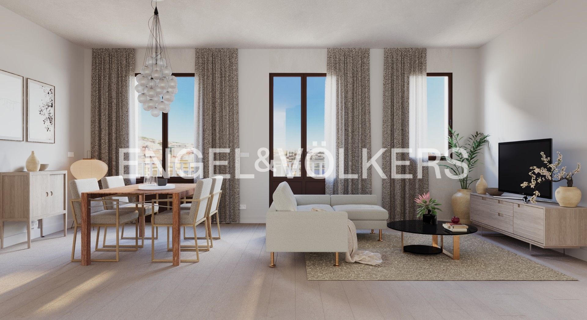 Living room of Apartment for sale in  Tarragona Capital  with Heating, Parquet flooring and Terrace
