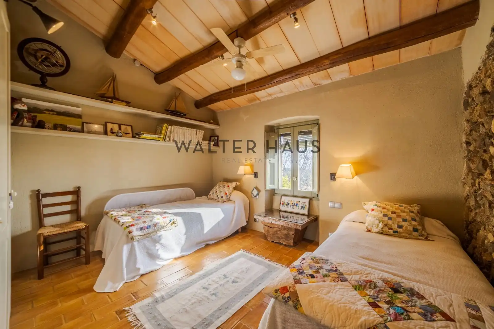 Bedroom of Houses for sale in Lloret de Mar  with Air Conditioner, Heating and Private garden