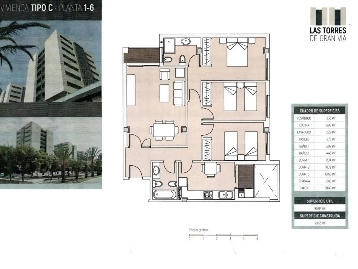 Piso con terraza en venta en Calle Granja de Rocamora, imagen 35